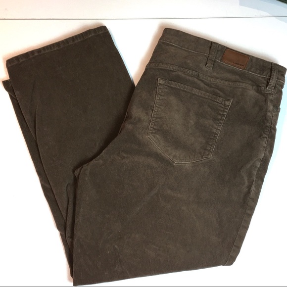 Lands' End Pants - Lands End Womens Pants Corduroy Brown Mid Rise Demi Bootcut Sz 22W